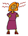 Rebecca is furious