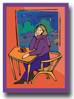 Woman using imagination