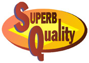 "Superb Quality" sign