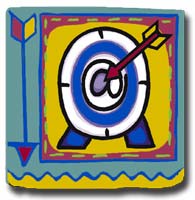 Aiming at the target