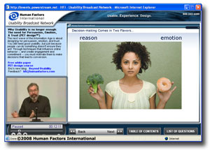"Why Usability Is No Longer Enough" Webcast by Human Factors International