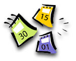 Swiftly changing calendar