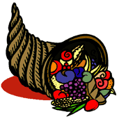 Cornucopia of abundant harvest