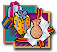 Gift boxes representing valuable assets