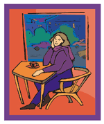 Woman using imagination