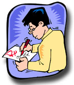 Man writing a prescription