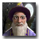 Example of a wizard avatar