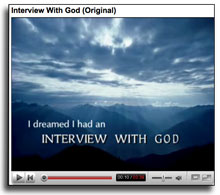 YouTube video on "Interview with God (Original)"