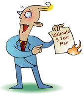 Man holding the "Ultimate 5-Year Plan" warranty